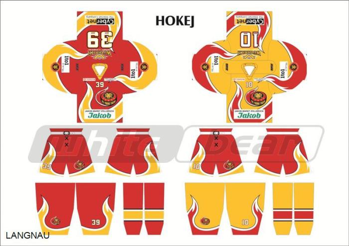 Hokejové dresy sety